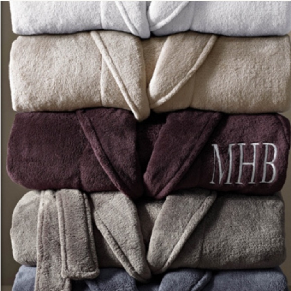 RH Restoration Hardware LUXURY PLUSH LONG ROBE